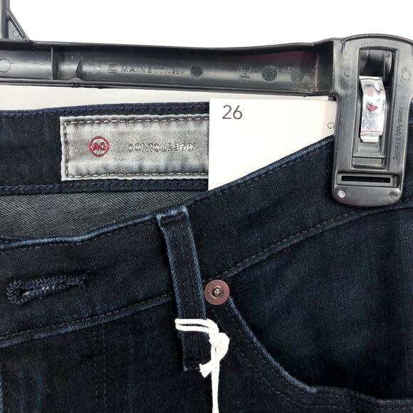 AG ADRIANO GOLDSCHMIED Prima Cigarette Jeans 26 US 2 Dark Blue Contour 360 NWT - Picture 9 of 12